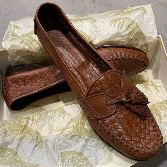 Cole Haan Shoes | Vintage Cole Haan Resort Vintage Deerskin Loafers 10aa | Color: Brown | Size: 10 AA | Strategicchic's Closet